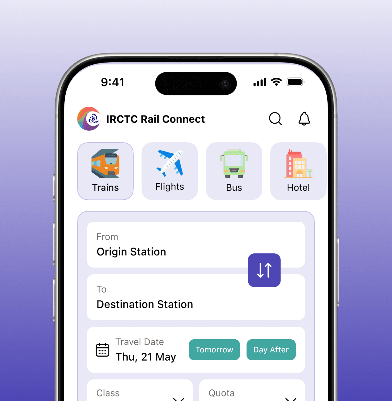 IRCTC Rail Connect