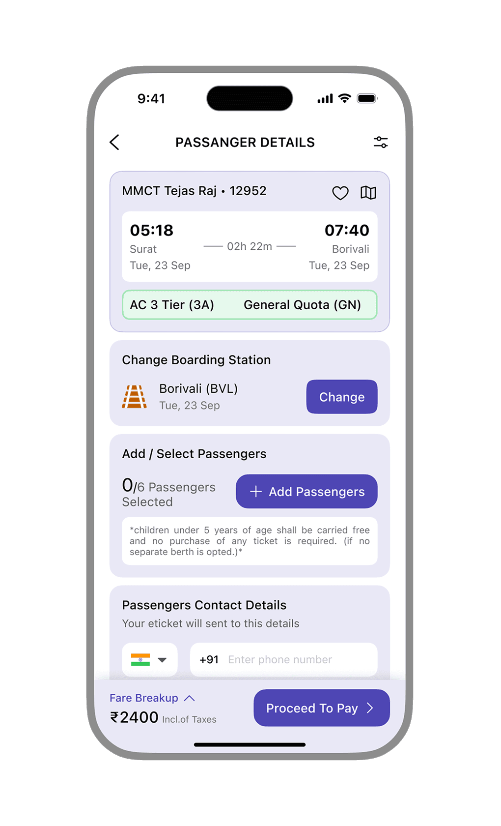 IRCTC Rail Connect screenshot 3